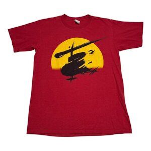 Men's Red Short Sleeve Graphic Tee